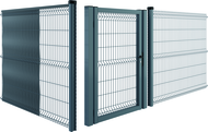 PANNEAU HYBRID GRIS 2500X1520 / MAILLE 200X50MM / FIL 4/5MM / RAL 7016 PANNEAU HYBRID GRIS 2500X1520 / MAILLE 200X50MM / FIL 4/5MM / RAL 7016